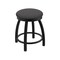 Holland Bar Stool Co 18" Swivel Vanity Stool, Black Wrinkle, Canter Storm Seat 80218BW004 - alternate 1